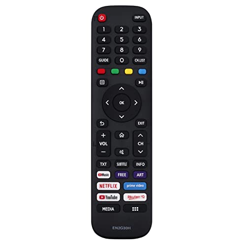 VINABTY EN2G30H Ersatz Fernbedienung Kompatibel mit Hisense TV HE50A6109FUWTS HE65A6109FUWTS HE70A6109FUWTS HE75A6170FUWTS HE50A6103FUWTS 43A7100F 43A7300F HE55A6109FUWTS 43A7120F HE50A6803FUWTS VINABTY EN2G30H Ersatz Fernbedienung Kompatibel mit Hisense TV HE50A6109FUWTS HE65A6109FUWTS HE70A6109FUWTS HE75A6170FUWTS HE50A6103FUWTS 43A7100F 43A7300F HE55A6109FUWTS 43A7120F HE50A6803FUWTS von VINABTY