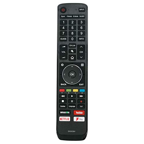 VINABTY EN3X39H Fernbedienungsersatz für Hisense-Fernseher 50 '' 55 '' 65 '' U7A-Serie H50U7AUK H55u7auk VINABTY EN3X39H Fernbedienungsersatz für Hisense-Fernseher 50 '' 55 '' 65 '' U7A-Serie H50U7AUK H55u7auk von VINABTY