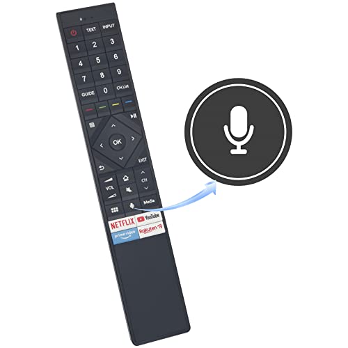 VINABTY ERF3A72 Fernbedienungersetzt für HISENSE TV Remote Control 65U7QFUK HE55A6900FUWTS HE50A6900FUWTS HE65A6900FUWTS U7QF U8QF 55U8QF 65U8QF 55U7QF 50U7QF 65U7QF 50A690FEVS 55A690FEVS von VINABTY