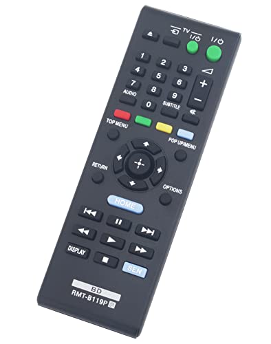 VINABTY Ersatz-Fernbedienung passend für Sony Blu-ray Disc DVD Player BDP-S185 BDP-S1100 BDP-S490 BDP-S590 BDP-S4100 BDP-S5100 BDP-S185 BDP-S3100 BDP. - S390 Fernbedienung RMT-B119P Sub RMT-B119A VINABTY Ersatz-Fernbedienung passend für Sony Blu-ray Disc DVD Player BDP-S185 BDP-S1100 BDP-S490 BDP-S590 BDP-S4100 BDP-S5100 BDP-S185 BDP-S3100 BDP. - S390 Fernbedienung RMT-B119P Sub RMT-B119A von VINABTY