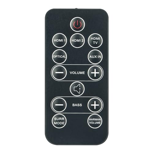 VINABTY Ersetzte Fernbedienung Passend für Harman Kardon Soundbar,Kompatible Soundbar Modelle:SB26 SB26AM 060HSB26RM0 06-0HSB26-RM0 VINABTY Ersetzte Fernbedienung Passend für Harman Kardon Soundbar,Kompatible Soundbar Modelle:SB26 SB26AM 060HSB26RM0 06-0HSB26-RM0 von VINABTY