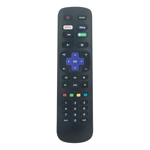 VINABTY Ersetzte Fernbedienung Passend für TCL Roku Smart TV 2022 RC876-21001-000092 32RS520K 43RC630K 50RP620K 65RC630K 32RS530K 40RS520K 40RS530K 55RC630K 55RP620K 55RP630K 65RP620K 65RP630K VINABTY Ersetzte Fernbedienung Passend für TCL Roku Smart TV 2022 RC876-21001-000092 32RS520K 43RC630K 50RP620K 65RC630K 32RS530K 40RS520K 40RS530K 55RC630K 55RP620K 55RP630K 65RP620K 65RP630K von VINABTY