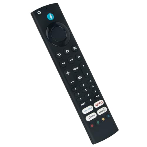 VINABTY Fire Ersatz Sprachfernbedienung passend für TCL 4K QLED TV CF6 Series 55CF630 50CF630 VINABTY Fire Ersatz Sprachfernbedienung passend für TCL 4K QLED TV CF6 Series 55CF630 50CF630 von VINABTY