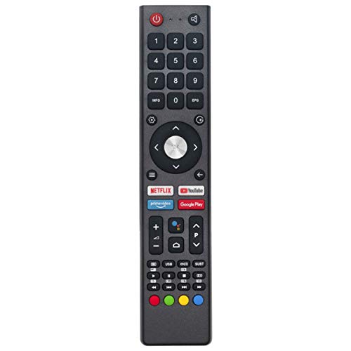VINABTY GCBLTV02ADBBT Fernbedienungsersatz Für CHIQ-Fernseher mit Voice Netflix YouTube-Tasten von VINABTY