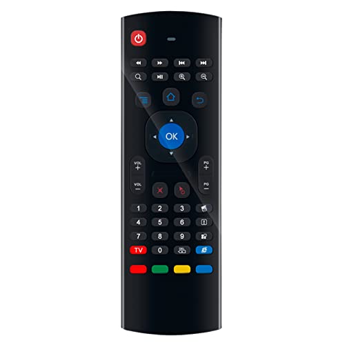 VINABTY MX3 2.4G Ersatz Fernbedienung mit Tastatur Kompatibel mit Android Smart TV Box IPTV HTPC Mini PC Windows Xbox von VINABTY