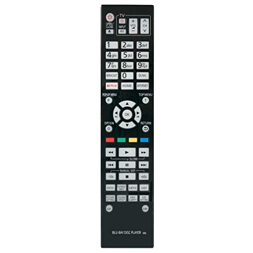 VINABTY N2QAYA000128 Fernbedienung ersetzt für Panasonic Blue-Ray-Disc-Player DMP-UB900 DMPUB900EGK DMPUB900EBK DMP-UB900EGK DMPUB900GNK DMP-BDT700 VINABTY N2QAYA000128 Fernbedienung ersetzt für Panasonic Blue-Ray-Disc-Player DMP-UB900 DMPUB900EGK DMPUB900EBK DMP-UB900EGK DMPUB900GNK DMP-BDT700 von VINABTY
