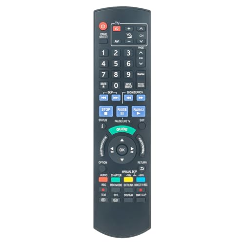 VINABTY N2QAYB000471 Ersatz Fernbedienung Kompatibel mit Panasonic DVD Player DMR-EX96C DMR-EX93C DMR-EX84C DMR-EX645 VINABTY N2QAYB000471 Ersatz Fernbedienung Kompatibel mit Panasonic DVD Player DMR-EX96C DMR-EX93C DMR-EX84C DMR-EX645 von VINABTY