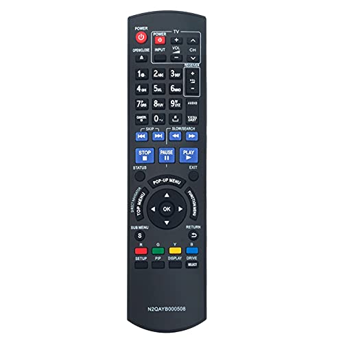 VINABTY N2QAYB000508 Fernbedienung für Panasonic Blu-Ray DVD-Player DMP-BDT300 DMP-BDT350 VINABTY N2QAYB000508 Fernbedienung für Panasonic Blu-Ray DVD-Player DMP-BDT300 DMP-BDT350 von VINABTY