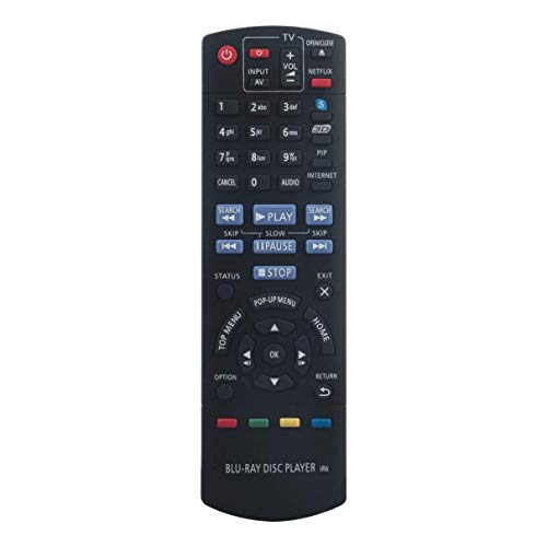 VINABTY N2QAYB000723 Fernbedienung für PANASONIC DVD-Blu-ray-Player DMPBDT220EB-K DMPBDT120EB-K DMP-BDT120 DMP-BDT220 VINABTY N2QAYB000723 Fernbedienung für PANASONIC DVD-Blu-ray-Player DMPBDT220EB-K DMPBDT120EB-K DMP-BDT120 DMP-BDT220 von VINABTY