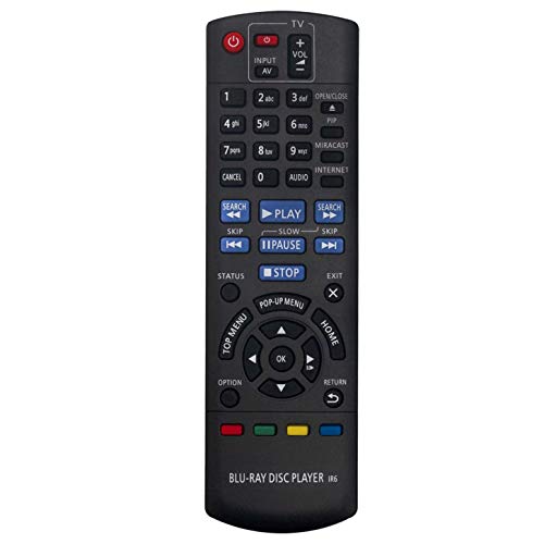 VINABTY N2QAYB000957 Fernbedienung für Panasonic Blu-ray Disc DVD-Player DMP-BDT330EB DMP-BDT364 DMP-BDT465 VINABTY N2QAYB000957 Fernbedienung für Panasonic Blu-ray Disc DVD-Player DMP-BDT330EB DMP-BDT364 DMP-BDT465 von VINABTY
