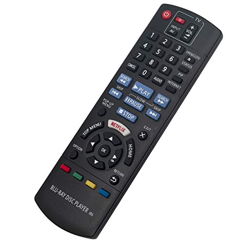 VINABTY N2QAYB001029 Ersatz Fernbedienung Passend für Panasonic Blu-Ray Disc Player DMP-BDT166 DMP-BDT165 DMP-BD833 DMP-BD83 DMP-BD84 DMP-BDT168 DMP-BDT167 DMP-BD843 VINABTY N2QAYB001029 Ersatz Fernbedienung Passend für Panasonic Blu-Ray Disc Player DMP-BDT166 DMP-BDT165 DMP-BD833 DMP-BD83 DMP-BD84 DMP-BDT168 DMP-BDT167 DMP-BD843 von VINABTY