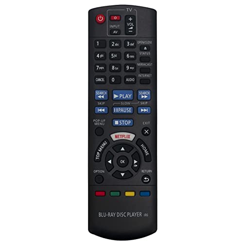 VINABTY N2QAYB001031 Ersetzen Sie die Fernbedienung Passend für Panasonic Blu Ray Disc Player DMP-BDT371EG DMP-BDT373 DMP-BDT373EG DMP-BDT374EG DMP-BDT380EG DMP-BDT380GN DMP-BDT381 DMP-BDT375 VINABTY N2QAYB001031 Ersetzen Sie die Fernbedienung Passend für Panasonic Blu Ray Disc Player DMP-BDT371EG DMP-BDT373 DMP-BDT373EG DMP-BDT374EG DMP-BDT380EG DMP-BDT380GN DMP-BDT381 DMP-BDT375 von VINABTY