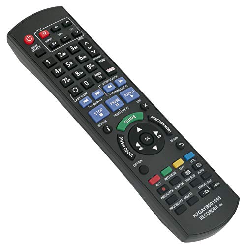 VINABTY N2QAYB001046 Ersetzen Sie die Fernbedienung Passend für Panasonic Blu-ray Player DMR-BWT750 DMR-BWT750GL DMR-PWT550 DMR-BWT735 DMR-BWT720 DMR-BST820 DMR-BST720 DMR-BCT855 Sub N2QAYB000759 VINABTY N2QAYB001046 Ersetzen Sie die Fernbedienung Passend für Panasonic Blu-ray Player DMR-BWT750 DMR-BWT750GL DMR-PWT550 DMR-BWT735 DMR-BWT720 DMR-BST820 DMR-BST720 DMR-BCT855 Sub N2QAYB000759 von VINABTY