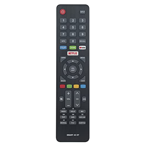 VINABTY Neu D800173 Ersatz Fernbedienung D800173 Fernbedienung für Dyon SMART 43 XT Fernbedienung für DYON D800168 Smart 32 XT 80 cm (32 Zoll) Fernseher Remote Controller von VINABTY