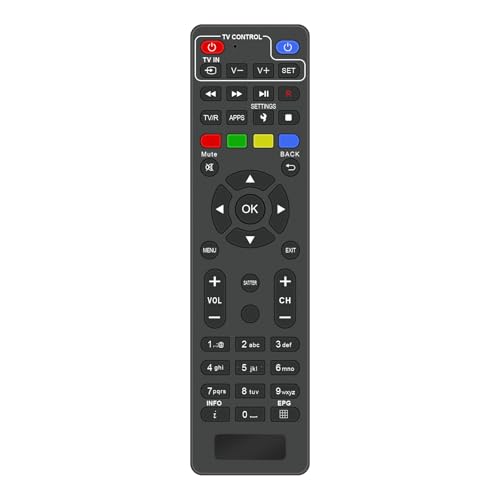 VINABTY Neu Fernbedienung Ersatz für DIGIQUEST Decoder tivùsat Combo 4K Q80 für DIGIQUEST Decoder tivùsat Combo 4K Q90 Remote Controller VINABTY Neu Fernbedienung Ersatz für DIGIQUEST Decoder tivùsat Combo 4K Q80 für DIGIQUEST Decoder tivùsat Combo 4K Q90 Remote Controller von VINABTY