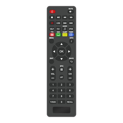 VINABTY Neu Fernbedienung Ersatz für Tele System TS9018HEVC ODE718HEVC für FUBA ODE718HEVC Decoder Remote Controller VINABTY Neu Fernbedienung Ersatz für Tele System TS9018HEVC ODE718HEVC für FUBA ODE718HEVC Decoder Remote Controller von VINABTY