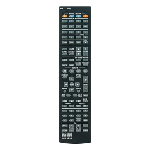 VINABTY Neu Fernbedienung Ersatz für Yamaha RAV472-ZA23820 RAV501-ZF26990 RAV505-ZF27030 RAV506-ZF27040 RAV507-ZF27050 Remote Controller von VINABTY