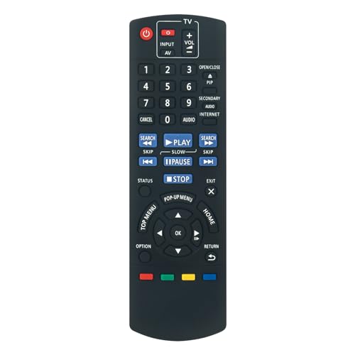 VINABTY Neu N2QAYB000956 Fernbedienung Ersatz für Panasonic Blu-ray Disc Player N2QAYB000956 DMP-BD-813 DMP-BD81 DMP-BDT160 DMP-BDT161 DMP-BDT260 DMPBD-813 Remote Controller VINABTY Neu N2QAYB000956 Fernbedienung Ersatz für Panasonic Blu-ray Disc Player N2QAYB000956 DMP-BD-813 DMP-BD81 DMP-BDT160 DMP-BDT161 DMP-BDT260 DMPBD-813 Remote Controller von VINABTY