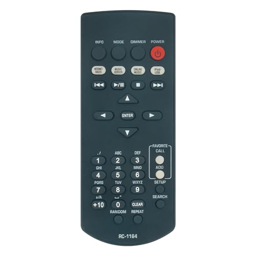 VINABTY Neu RC-1164 Fernbedienung Ersatz für Denon DNP-F109 Special HiFi Device für Denon DCD-F109 CD Player für Denon D-F109N Micro Equipment für Denon D-F109C Micro Equipment Remote Controller VINABTY Neu RC-1164 Fernbedienung Ersatz für Denon DNP-F109 Special HiFi Device für Denon DCD-F109 CD Player für Denon D-F109N Micro Equipment für Denon D-F109C Micro Equipment Remote Controller von VINABTY