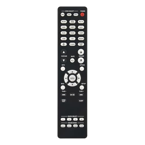 ﻿VINABTY Neu RC1256 Fernbedienung Ersatz für DENON RC-1256 Remote Control for AVR-X6800H Premium AV Receiver Remote Controller von VINABTY