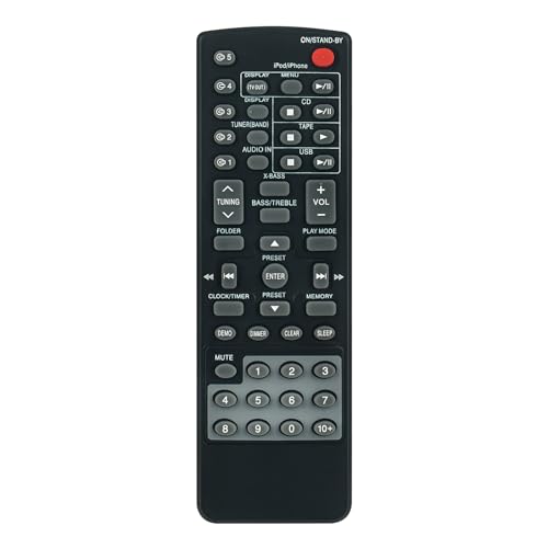 VINABTY Neu RRMCGA255AWSA Ersatz Fernbedienung RRMCGA255AWSA Fernbedienung Ersatz für Sharp Audio System RRMCGA255AWSA Remote Controller von VINABTY