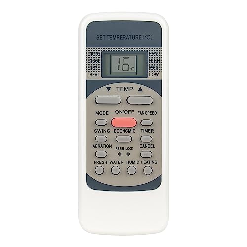 VINABTY Neue Ersatz Infrarot Fernbedienung für Midea Air Conditioner R51M/CE R51D/E R51M/BGE RG51M5/(C) EU RG51M5/EU R51M/E R51/E R51/CE von VINABTY