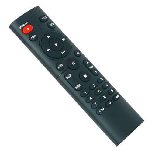 RC-242 Ersatz-Fernbedienung -VINABTY-fit für Denon CD-Player RC242 Fernbedienung DCD-890 DCD-590 DCD-625 DCD-690 DCD-725 DCD-825 RC-117 RC-126 RC-148 RC-203 RC-205 RC-207 RC-242 Ersatz-Fernbedienung -VINABTY-fit für Denon CD-Player RC242 Fernbedienung DCD-890 DCD-590 DCD-625 DCD-690 DCD-725 DCD-825 RC-117 RC-126 RC-148 RC-203 RC-205 RC-207 von VINABTY
