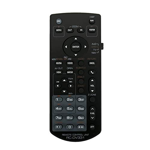 VINABTY RC-DV331 RCDV331 Fernbedienungsersatz für Kenwood Audio DVD-Fernseher NAV DDX719 DDX-896 KVT-839 DDX319 DDX419 von VINABTY