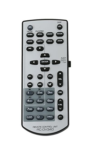 VINABTY RC-DV340 Ersatz Fernbedienung kompatibel mit KENWOOD DDX418 DDX4048BT DDX318 DDX3048 DDX719 DDX419 DDX319 DDX3049 DDX4049BT DDX7049BT DDX790 DDX770 DDXX770 DDXX770 DDXX770 7070BT DDX370, von VINABTY