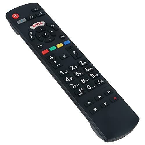 VINABTY RC42128M Fernbedienung ersetzen Passend für Panasonic 55 inch HX580BZ Smart TV TX-43JXW604 TX-50JXW604 TX-55JXW604 TX-65JXW604 TX-65GX565 TX-24CS350E TX-43GS350E TX-43GX550E TX-43GX555E VINABTY RC42128M Fernbedienung ersetzen Passend für Panasonic 55 inch HX580BZ Smart TV TX-43JXW604 TX-50JXW604 TX-55JXW604 TX-65JXW604 TX-65GX565 TX-24CS350E TX-43GS350E TX-43GX550E TX-43GX555E von VINABTY