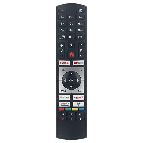 VINABTY RC4518P Ersetzte Fernbedienung passend für Vanguard Toshiba TV TELEFUNKEN TE22910B17F T32R900HDDVBT T19E906LED 40KV700B 37BV700G V24H500SDCI 22R900IIDVBT 32BV500B von VINABTY