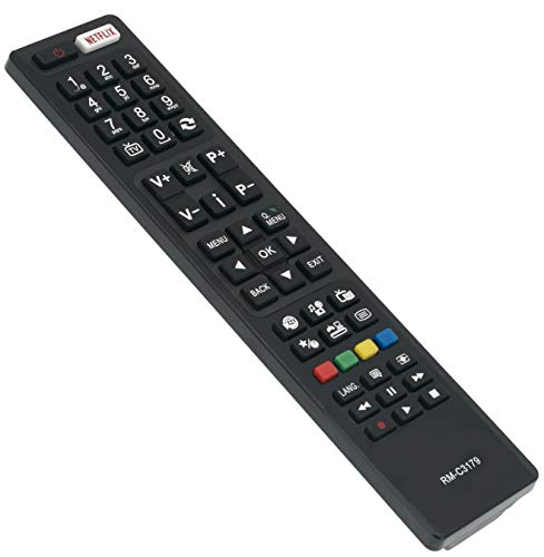 VINABTY RM-C3179 Ersatz Fernbedienung Passend für JVC LED Smart HD TV LT-50C750 LT-40C755 LT-40C750 VINABTY RM-C3179 Ersatz Fernbedienung Passend für JVC LED Smart HD TV LT-50C750 LT-40C755 LT-40C750 von VINABTY