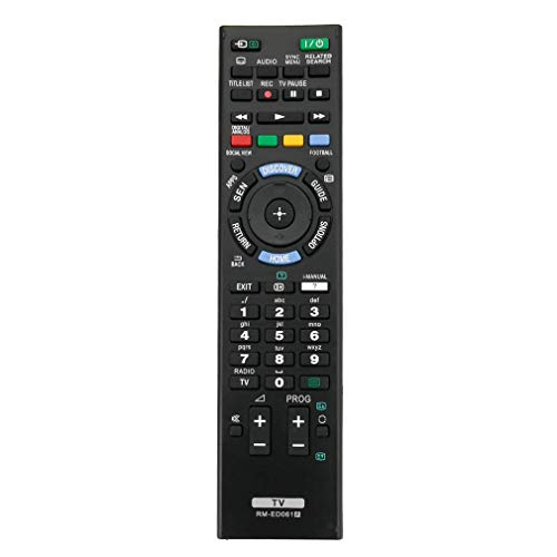 VINABTY RM-ED061 Fernbedienungsersatz für Sony Bravia Smart LCD-LED-Fernseher KDL-42W805B KD-55X8505B KDL-42W706B KDL-50W829B KDL-55W817B KDL-55W828B KD-55X9005B VINABTY RM-ED061 Fernbedienungsersatz für Sony Bravia Smart LCD-LED-Fernseher KDL-42W805B KD-55X8505B KDL-42W706B KDL-50W829B KDL-55W817B KDL-55W828B KD-55X9005B von VINABTY
