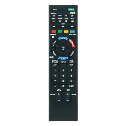 VINABTY RM-YD088 Ersatz Fernbedienung Kompatibel mit Sony 3D TV KDL-55W905A KDL-55W809A KDL-55W808A KDL-55W807A KDL-55W805A KDL-47W809A KDL-47W808A KDL-47W807A KDL-47W805A KDL-46W905A von VINABTY