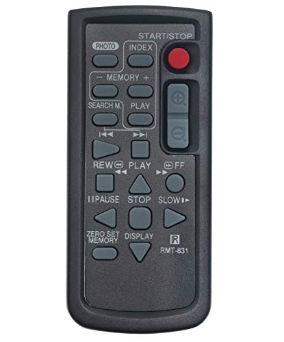 VINABTY RMT-831 Ersatz Fernbedienung Passend für Sony Digitalkamera Blockflöte DCR-HC43E DCR-PC108E DCR-PC330 DCR-HC48E DCR-HC85E DCR-HC62E DCR-HC90E DCR-HC96E DCR-HC94E DCR-PC1000E DCR-TRV480E von VINABTY