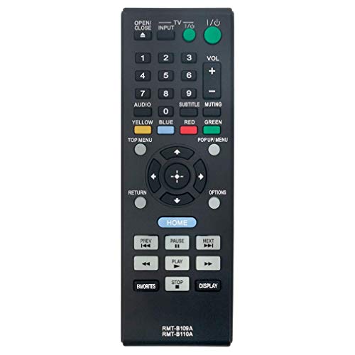 VINABTY RMT-B109A RMT-B110A Fernbedienungsersatz für Sony DVD-Fernseher BDB-BX58 BDPBX38 BDP-BX38 BDP-S280 bdps310 BDPS380 BDP-S380 BDP-S480 BDPBX58 BDP-S483 BDP-S580 von VINABTY