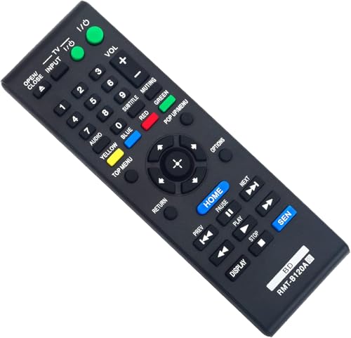 VINABTY RMT-B120P Fernbedienung Ersetzen für Sony Blu-ray BD-Player BDPS185 BDPS186 BDP-S185 BDP-S186 RMT-B120P RMTB120P RMT B120P RMT-B120A VINABTY RMT-B120P Fernbedienung Ersetzen für Sony Blu-ray BD-Player BDPS185 BDPS186 BDP-S185 BDP-S186 RMT-B120P RMTB120P RMT B120P RMT-B120A von VINABTY