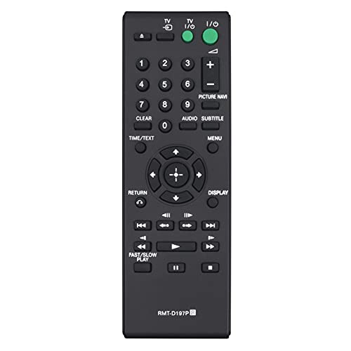 VINABTY RMT-D197P Ersetzen Sie die Fernbedienung Passend für Sony CD DVD Player DVP-SR120 DVP-SR150 DVP-SR160 DVP-SR170 DVP-SR320 DVP-SR350 DVP-SR360 DVP-SR370 DVP-SR450K DVP-SR550K DVP-SR750H VINABTY RMT-D197P Ersetzen Sie die Fernbedienung Passend für Sony CD DVD Player DVP-SR120 DVP-SR150 DVP-SR160 DVP-SR170 DVP-SR320 DVP-SR350 DVP-SR360 DVP-SR370 DVP-SR450K DVP-SR550K DVP-SR750H von VINABTY