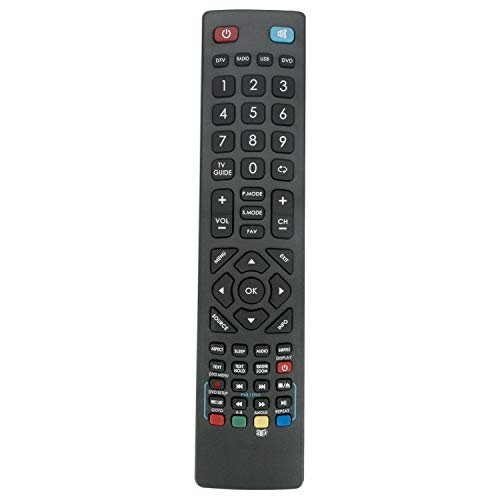 VINABTY UNFRMC0002 UNF/RMC/0002 Fernbedienungsersatz für Bush HD Full HD LED 3D-Smart-TVs 24/207FDVD 22/207fdvd 24/207fdvd LED32/191F3D 24/207f 22/207f LED32-191F3D 24/207fdvds 24/207fdvdp von VINABTY