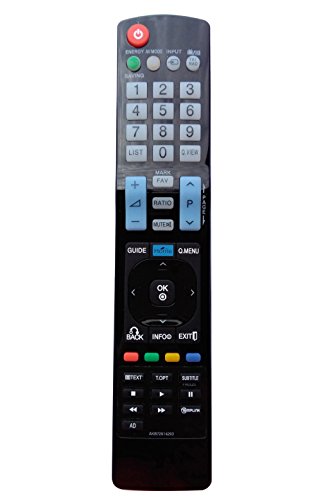 Vinabty Neu Ersatz Fernseher Fernbedienung AKB72914293 AKB 72914293 fit für LG TV 42PT352-ZB 42PT352A-ZB 42PT352N -ZB 42PT352K-ZB 60Pv250-ZA 42PT353-ZA 42PT250A-ZA 42PT250K-ZA von VINABTY