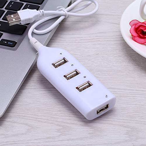 USB2.0 Hub, 480 Mbit 4-Port-Plug & Play-Computerzubehör, Weiß / Schwarz für PC-Computer USB-Festplatten USB 1.1 / 2.0 Voll kompatibel von VINGVO