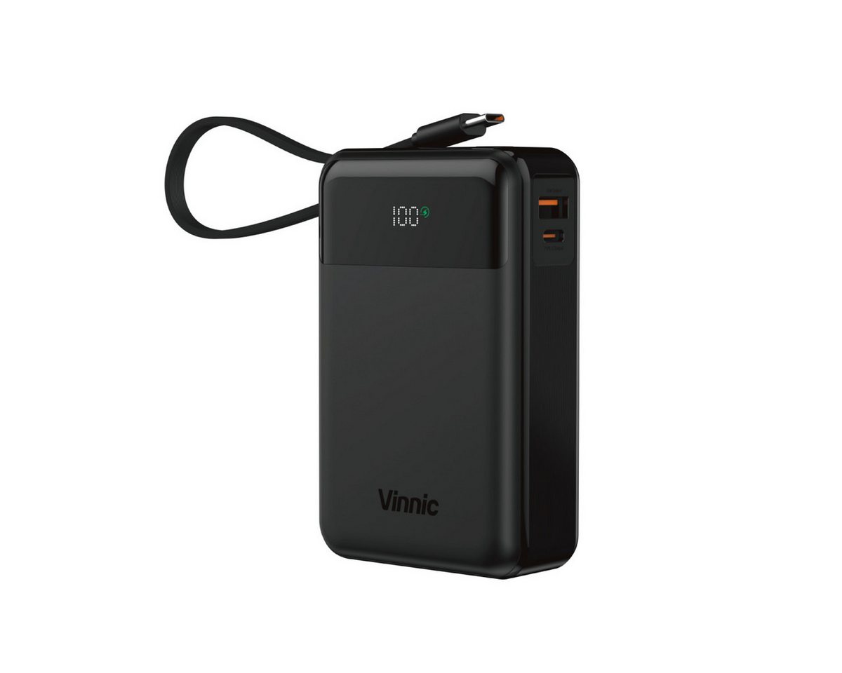 VINNIC DAMAVAND 2 20.000 mAh 65W Powerbank Vinnic DAMAVAND 2 65W 20.000mAh Powerbank USB-C, Black 20000 mAh VINNIC DAMAVAND 2 20.000 mAh 65W Powerbank Vinnic DAMAVAND 2 65W 20.000mAh Powerbank USB-C, Black 20000 mAh von VINNIC
