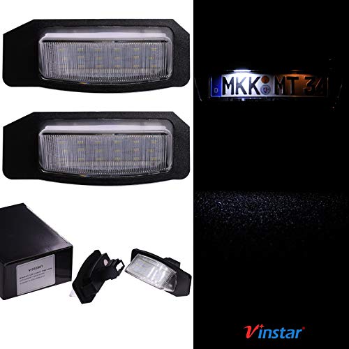 Éclairage de Plaque d'immatriculation à LED VINSTAR Bus CAN testé E 18 LED par Module 6000 Kelvin Compatible Avec Tous Les modèles Dans la Description du Produit Éclairage de Plaque d'immatriculation à LED VINSTAR Bus CAN testé E 18 LED par Module 6000 Kelvin Compatible Avec Tous Les modèles Dans la Description du Produit von VINSTAR