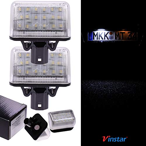 VINSTAR LED Kennzeichenbeleuchtung E-geprüft CAN-Bus 18 LEDs je Modul 6000 Kelvin kompatibel mit Allen Modellen in der Produktbeschreibung VINSTAR LED Kennzeichenbeleuchtung E-geprüft CAN-Bus 18 LEDs je Modul 6000 Kelvin kompatibel mit Allen Modellen in der Produktbeschreibung von Vinstar