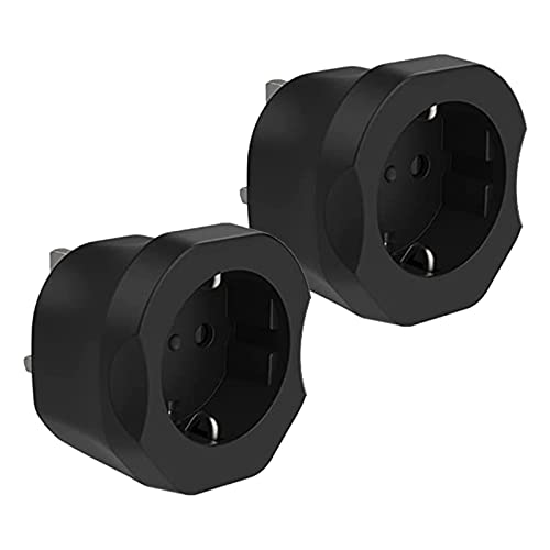 Adapter England Deutschland Stecker, VINTAR 2 Stück Reiseadapter UK Adapter Stecker Type G, Steckdose Reisestecker Steckdosenadapter für Großbritannien England Irland Malaysia Dubai, Singapur von VINTAR