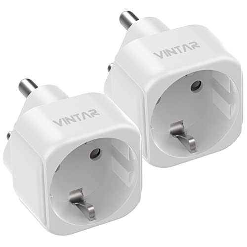 VINTAR 2PC Deutschland nach Indien Reiseadapter, Indien Outlet Adapter, EU nach Indien Reiseadapter für Indien, Sri Lanka, Nepal, Kongo Reiseadapter Typ D von VINTAR