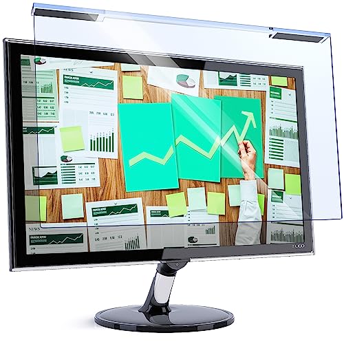 VINTEZ Blaulicht Schutzfolie für 24 Zoll Computerbildschirm und Laptop - Anti-UV Blaulicht Blockierfolie für Desktop PC, Augenschutzfilter, 53.8 cm x 32.0 cm, 1 Pack von VINTEZ