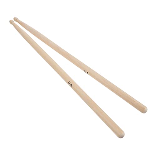 VINTORKY 1Paar Langlebige Holztrommelsticks aus Ahorn Drumsticks für Anfänger und Musikliebhaber Reibungslose Oberfläche für Schlagzeuger Leicht und Tragbar VINTORKY 1Paar Langlebige Holztrommelsticks aus Ahorn Drumsticks für Anfänger und Musikliebhaber Reibungslose Oberfläche für Schlagzeuger Leicht und Tragbar von VINTORKY