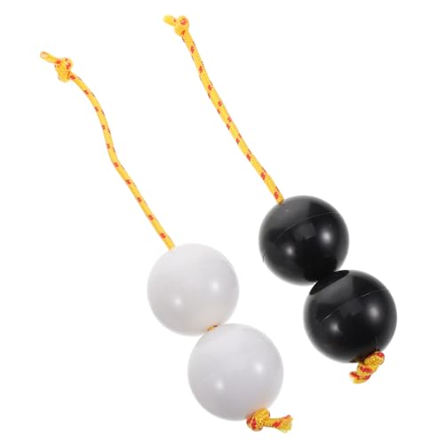 VINTORKY 2 Paar Maracas Musikball Shaker Instrument Musikinstrument Schüttelbälle Rhythmus Sandball Musikball Shaker Musikalisches Schüttelball Instrument Tägliches Musikinstrumententuch von VINTORKY