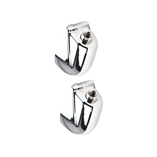 VINTORKY 2 Stück Trommel Ohr Schlüssel Trommelstollen Schlagzeug Snare-drum-böckchen Schlinge Trommelanschlüsse Zubehör Drum-hooks Schleppen Drum-hook- Eiserne Ösen Metall Silver von VINTORKY